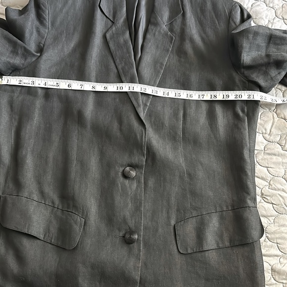 Donna Karan New York vintage blazer 100% linen 100% silk ** - Picture 3 of 13